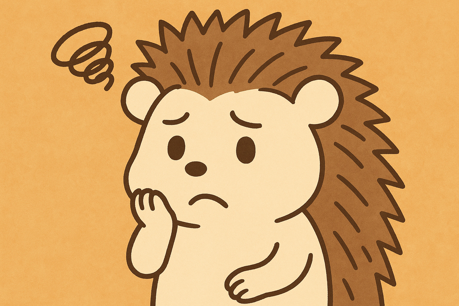 神経質について考えるハリーちゃん