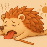 夏バテに苦しむハリーちゃん