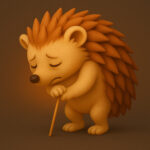 辛くて立っていられないハリーちゃん