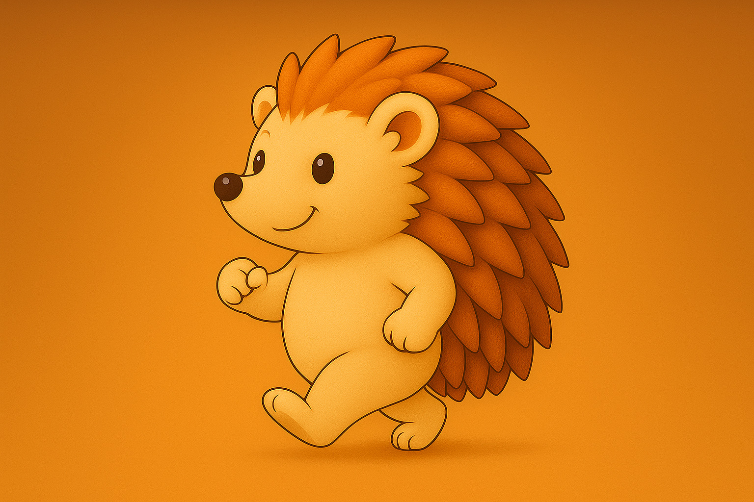 ウォーキングするハリーちゃん